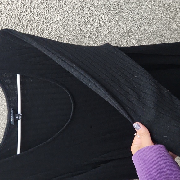 Torrid black ribbed dress - Picture 3 of 4